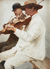 The Violinists By Hugo Salmson