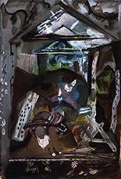 Barn Interior Dolaucothy 1942 By Frances Hodgkins