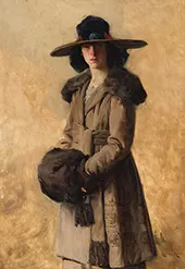 Portrait of Lady By Carlos Reis