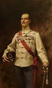 Portrait of Manuel Gomes da Costa By Carlos Reis