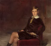 Portrait of Young Boy By Carlos Reis