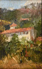 Portugiesische Landschaft mit Finca By Carlos Reis