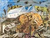 Country Colour Purbeck 1944 By Frances Hodgkins