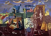 Houses and Outhouses Purbeck c1938 By Frances Hodgkins