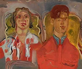 Katharine and Anthony West 1937 By Frances Hodgkins