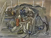 Pumpkins 1952 By Frances Hodgkins