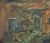 Purbeck Courtyard Early Afternoon 1944 By Frances Hodgkins