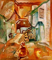 Purbeck Courtyard Morning 1944 By Frances Hodgkins