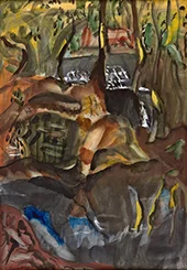 River Tone Somerset c1939 By Frances Hodgkins