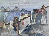 Ruins 1937 By Frances Hodgkins