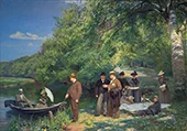 A Forest Walk By The Odense River 1897 By Hans Andersen Brendekilde