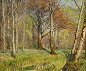 Children in the Spring Forest The Anemones have Bloomed By Hans Andersen Brendekilde