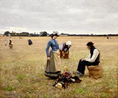 Cowed 1887 By Hans Andersen Brendekilde