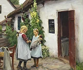 Have You Seen My Kitten 1914 By Hans Andersen Brendekilde