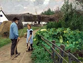 Home for Dinner 1917 By Hans Andersen Brendekilde