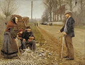 People by a Road 1893 By Hans Andersen Brendekilde