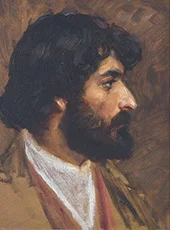 Portrait of an Egyptian Man By Hans Andersen Brendekilde