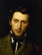 Portrait of Laurits Andersen Ring By Hans Andersen Brendekilde