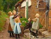 Soap Bubbles By Hans Andersen Brendekilde