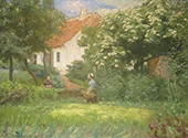 Summer Day in the Garden 1892 By Hans Andersen Brendekilde
