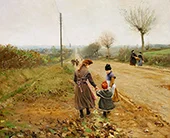 The First Steps 1892 By Hans Andersen Brendekilde