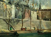 View from the Seine 1892 By Hans Andersen Brendekilde
