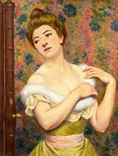 At the Dressing Table c1892 By Federico Zandomeneghi