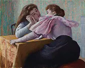 Conversation at the Table 1890 By Federico Zandomeneghi