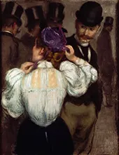 Street Scene By Federico Zandomeneghi