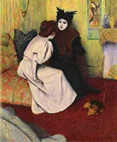 The Conversation 1895 By Federico Zandomeneghi