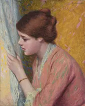 The Curious Woman By Federico Zandomeneghi
