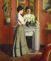 Woman Before a Mirror 1898 By Federico Zandomeneghi