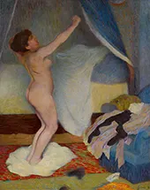 Woman Stretching 1886 By Federico Zandomeneghi