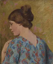 Young Model 1900 By Federico Zandomeneghi