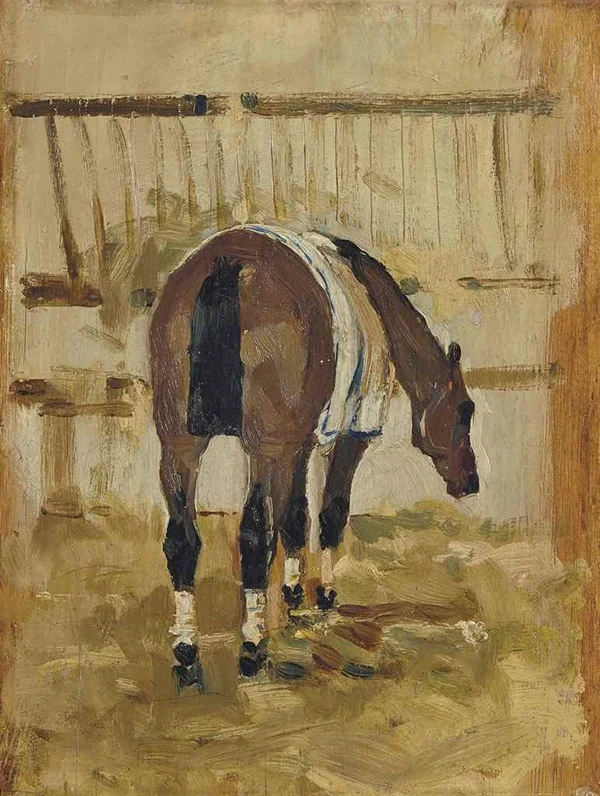 At the Stable By Rene Princeteau