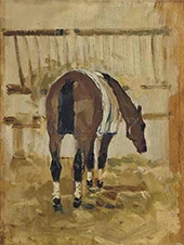 At the Stable By Rene Princeteau