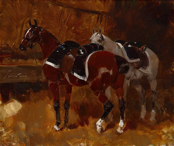 Horses By Rene Princeteau