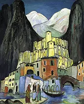 City of Grief 1930 By Marianne von Werefkin