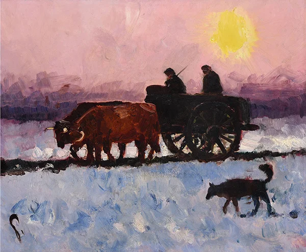The Return to the Farm By Rene Princeteau