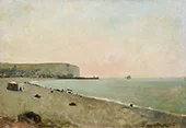 View of a Beach in Normandy 1881 By Rene Princeteau