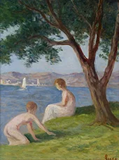 Bathers at Saint Tropez By Maximilien Luce