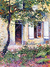 Doorway rue Corot By Maximilien Luce
