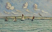 Honfleur Sailers and Tug Boats 1929 By Maximilien Luce