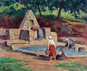 Kermouster the Laundresses 1914 By Maximilien Luce