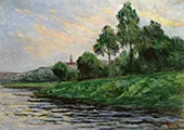 Landscape near Mantes By Maximilien Luce