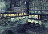Samaritaine Night By Maximilien Luce