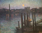 Port of London Night By Maximilien Luce