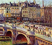 The Quai Copnti Daytime 1896 By Maximilien Luce