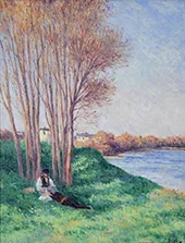 The Rest on the Banks of the Loire at Saint Ay By Maximilien Luce