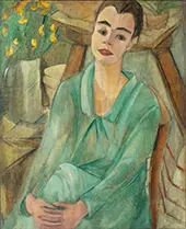 Lady in Green By Alma del Banco